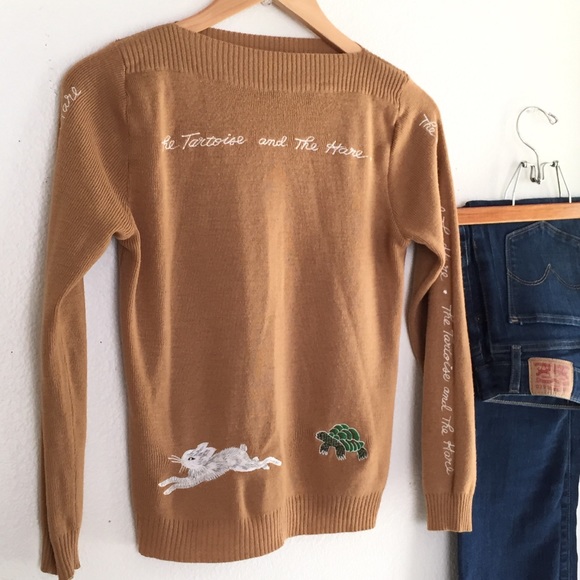 Vintage The Tortoise The Hare Sweater 